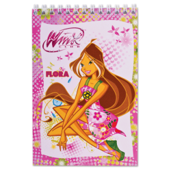 Блокнот "АСТ" WINX А6, 108*165мм, 60л., гребень, 50095