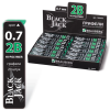 Грифель запасной BRAUBERG "Black Jack" Hi-Polymer 2B 0,7 мм, 20 шт., 180452