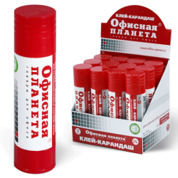 Клей-карандаш ОФИСНАЯ ПЛАНЕТА 25 г, 222014